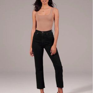 Abercrombie Ultra High-Rise Ankle Straight Jeans